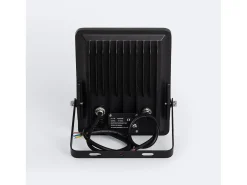 Outlet Ledkia Foco Proyector LED 50W Regulable 0-10V 170 lm/W IP65 ELEGANCE Slim PRO 3000K 90º Blanco Cálido Negro