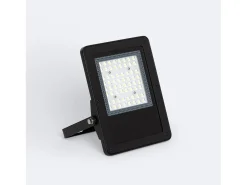 Outlet Ledkia Foco Proyector LED 50W Regulable 0-10V 170 lm/W IP65 ELEGANCE Slim PRO 3000K 90º Blanco Cálido Negro