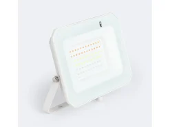 Ledkia Foco Proyector LED 50W RGBW con Mando IR IP65 RGB Blanco Outlet