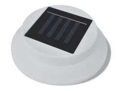 Iluminación Exterior-Foco solar para vallas de jardín, 6 unidades ES698927 Blanco