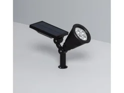 Ledkia Foco Solar Exterior LED RGB con Pincho Meillion RGB Negro Outlet