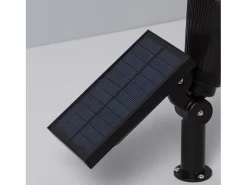 Ledkia Foco Solar Exterior LED RGB con Pincho Meillion RGB Negro Outlet