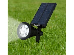 Lumisky Iluminación Exterior-Foco solar 200LM SPIKY Negro