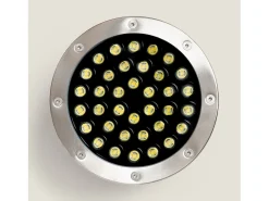 Ledkia Foco Sumergible LED 36W Superficie 12V DC 4000K Blanco Neutro Plateado