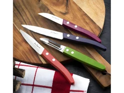 Lou Laguiole Cubierto-Forest - Juego de 4 cuchillo Essentiel