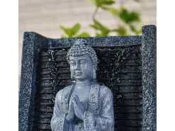 Hot Zen Light Fuente de Buda en la Meditación del Nirvana Gris