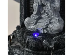 Hot Zen Light Fuente de Buda en la Meditación del Nirvana Gris