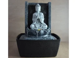 Hot Zen Light Fuente de Buda en la Meditación del Nirvana Gris