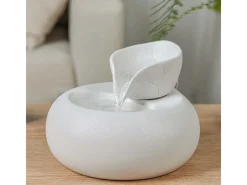 Zen Arôme Estatua-Fuente de diseño cerámico Toby Blanco