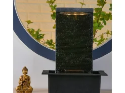 Sunchine Fuente de resina de Buda Zenitude Negro