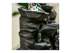 Sunchine Estatua-Fuente de resina natural Satya Multicolor