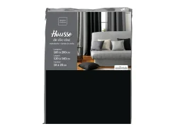 Clearance Douceur d'intérieur Funda acolchada para clic-clac 140 x 200 cm Negro