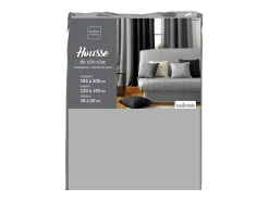 Douceur d'intérieur Funda acolchada para clic-clac 140 x 200 cm Gris claro Outlet