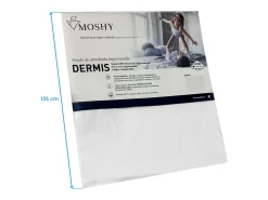 Funda Almohada Dermis Individual Antiácaros Transpirable 135 cm Blanco Outlet