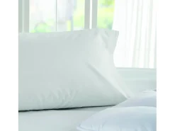 PIKOLIN Ropa De Cama-Funda almohada 90x45cm | HOME | 100% Algodón | Blanco