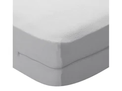 PIKOLIN Ropa De Cama-Funda Colchón Rizo con Aloe Vera Transpirable 135x200cm Home Blanco