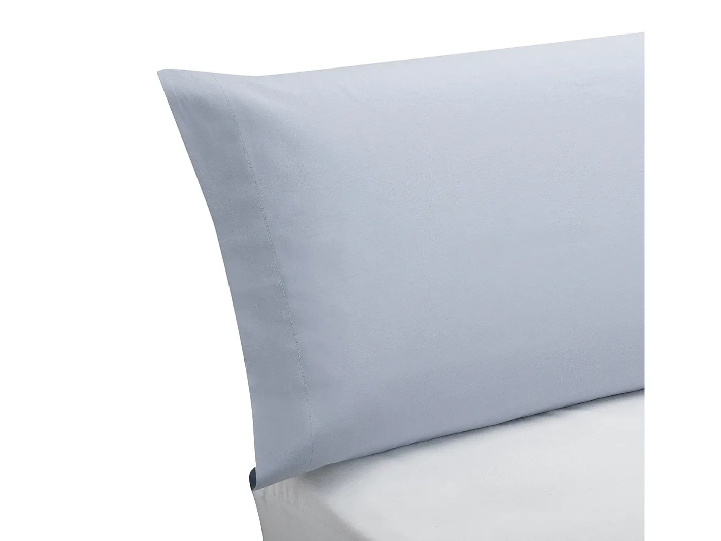 PIKOLIN Ropa De Cama-Funda de almohada 100% algodón 140 hilos 150x40cm Marru00f3n