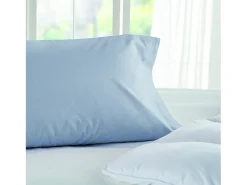 PIKOLIN Ropa De Cama-Funda de almohada 100% algodón 140 hilos 150x40cm Marru00f3n