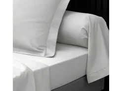 Promo Linge Funda de Almohada de Algodón Percal 85x185cm Certificado Oeko-Tex Blanco Outlet