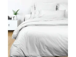 Soleil d'ocre Funda de almohada de algodón 45x185 cm PERCALE Blanco Sale
