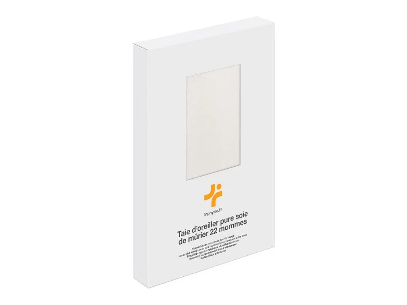 Outlet Inphysio Funda de Almohada en Pura Seda de Morera 70x50 Blanco