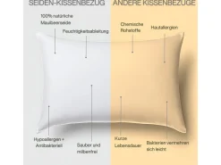 Outlet Inphysio Funda de Almohada en Pura Seda de Morera 70x50 Blanco