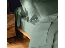 Promo Linge Funda de Almohada "Lina" 100% Algodón 50x70cm Salvia Verde Best