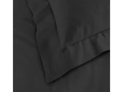 Promo Linge Ropa De Cama-Funda de Almohada "Lina" 63x63cm 100% Algodón Certificado Oeko-Tex Negro