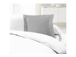 Discount Funda de almohada Lovely Home 63 x 63 cm (2 Unidades) Gris claro