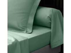 Ropa De Cama-Funda de almohada "Percaline" 85x185cm 100% algodón Tilo Certificado Oeko-Tex Verde