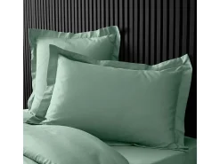 Ropa De Cama-Funda de Almohada "Percaline" 50x70cm Lila - Cómoda y Certificada Oeko-Tex Verde