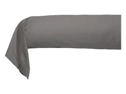 Blanc avenue Ropa De Cama-Funda de almohada satén de algodón 43*185 cm Gris