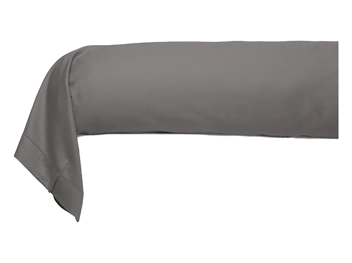 Blanc avenue Ropa De Cama-Funda de almohada satén de algodón 43*185 cm Gris