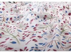 Blanc avenue Funda de almohada satén de algodón 43*185 cm "Ombellifère" Multicolor
