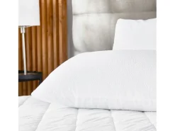 Sale PIKOLIN Funda de Almohada 75x40cm| HOME| Rizo| Aloe Vera| Impermeable Blanco