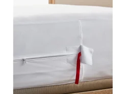 PIKOLIN Funda de colchón 120x190cm| HOME|Antichinches|Cierre hermético Blanco Hot