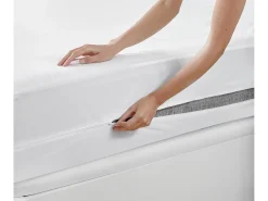 PIKOLIN Ropa De Cama-Funda de colchón 140x196cm| HOME|Antichinches|Cierre hermético Blanco
