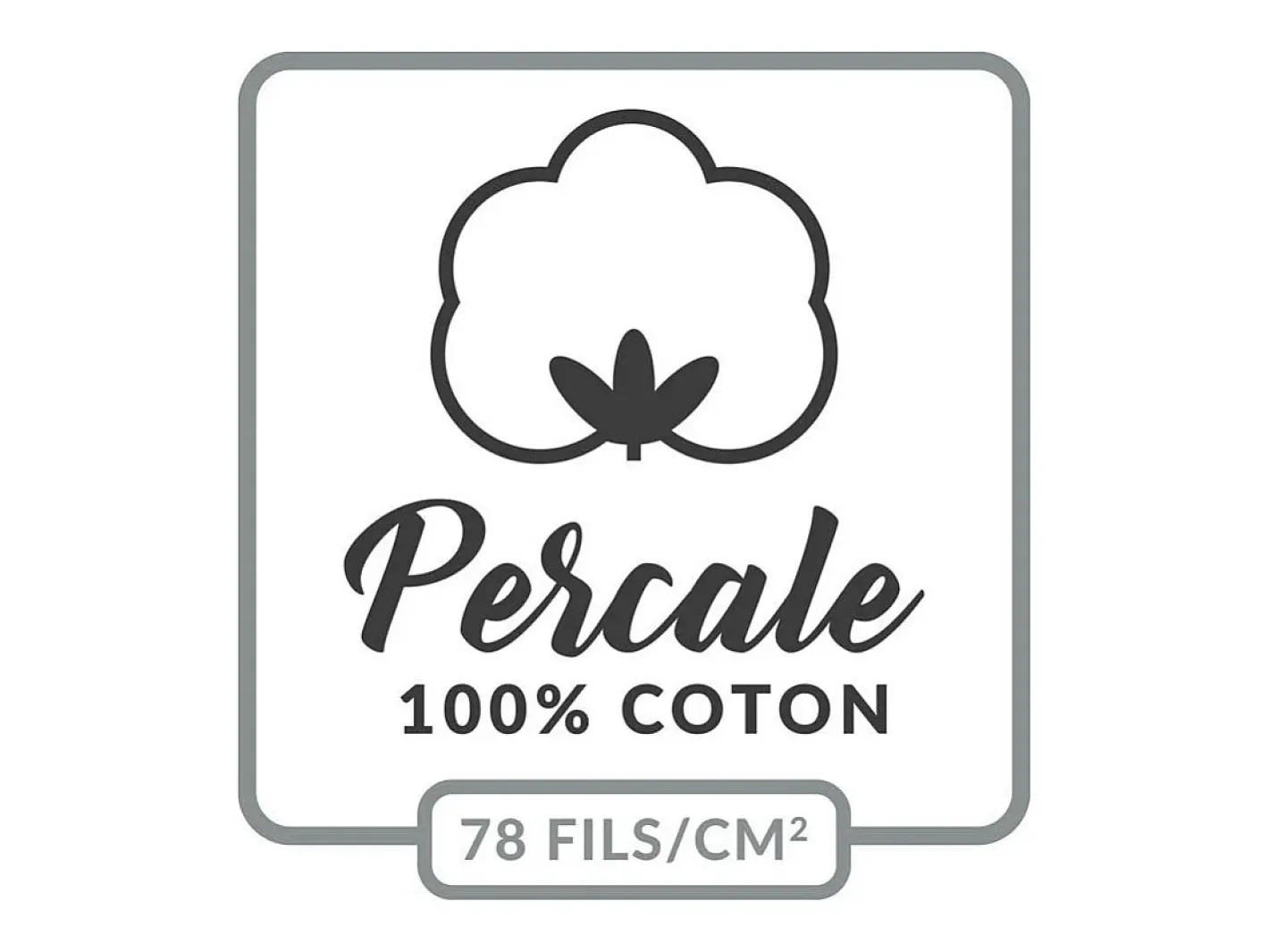 Promo Linge Funda de Edredón de Percal de Algodón Liso 260 x 240 cm Beige Sale