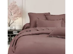 Blanc avenue Funda de edredón satén de algodón Rosa