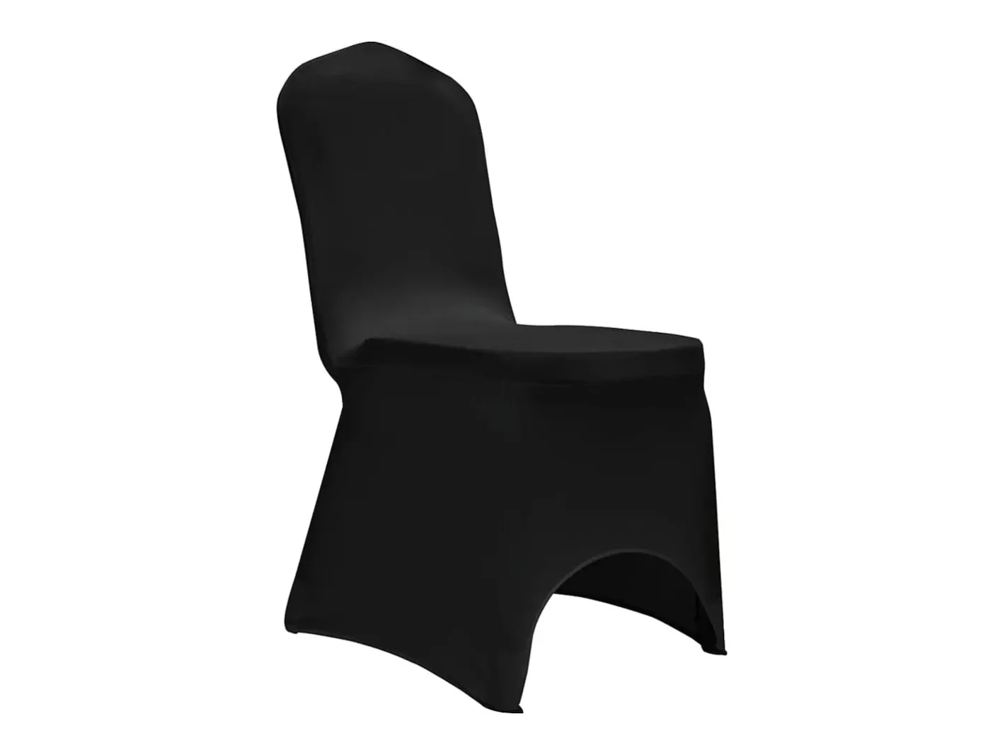 Funda de silla elástica 12 unidades negra ES967522 Negro Online