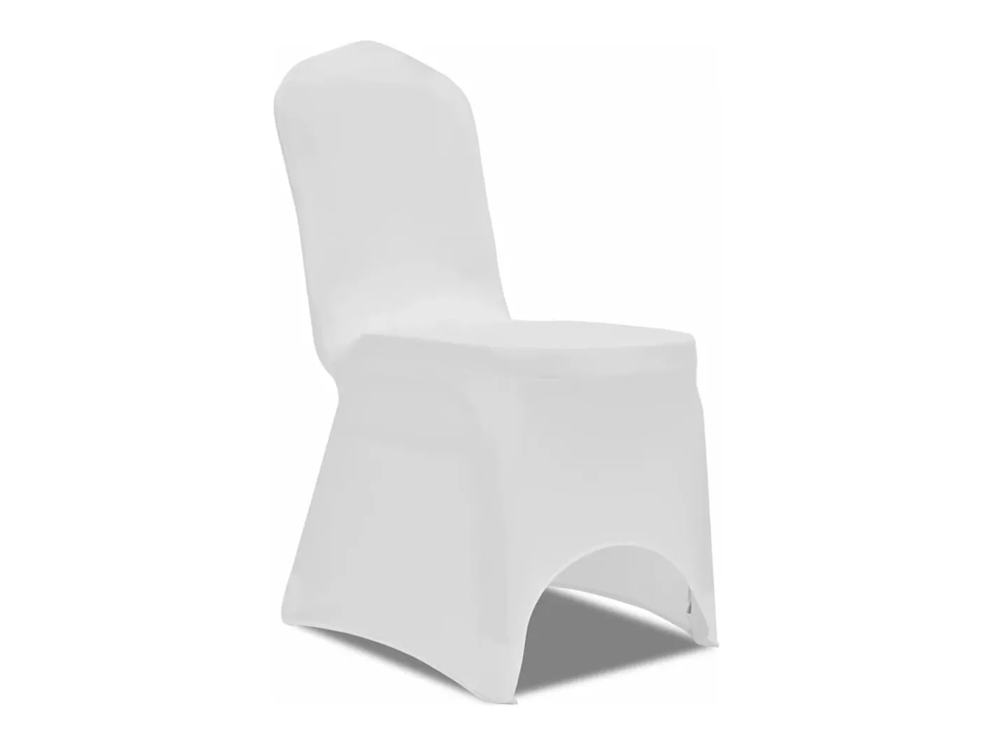 Funda de silla elástica color crema 24 unidades ES636810 Blanco Hot