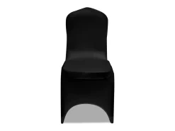 Funda de silla elástica negra 30 unidades ES188739 Negro Clearance