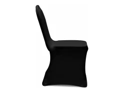 Funda de silla elástica negra 30 unidades ES188739 Negro Clearance