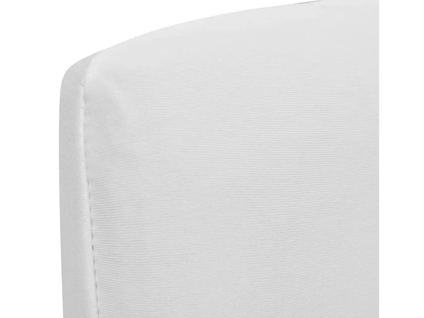 Ropa De Casa-Funda de silla elástica recta 4 unidades blanca ES400820 Blanco