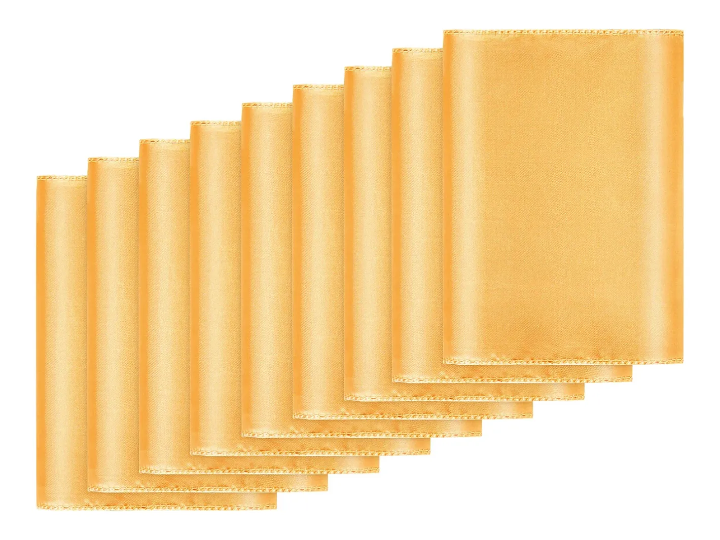 Ropa De Casa-Funda de Silla SucceBuy 50 uds., , Funda de Silla y Cinturón de Silla Extensible Dorado