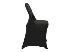Funda de Silla SucceBuy 30 uds., , de Sillas Plegables en Elastano Extensible Negro