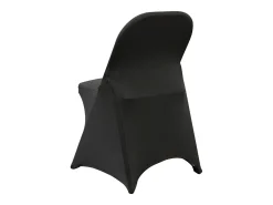Funda de Silla SucceBuy 30 uds., , de Sillas Plegables en Elastano Extensible Negro