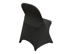 Funda de Silla SucceBuy 30 uds., , de Sillas Plegables en Elastano Extensible Negro