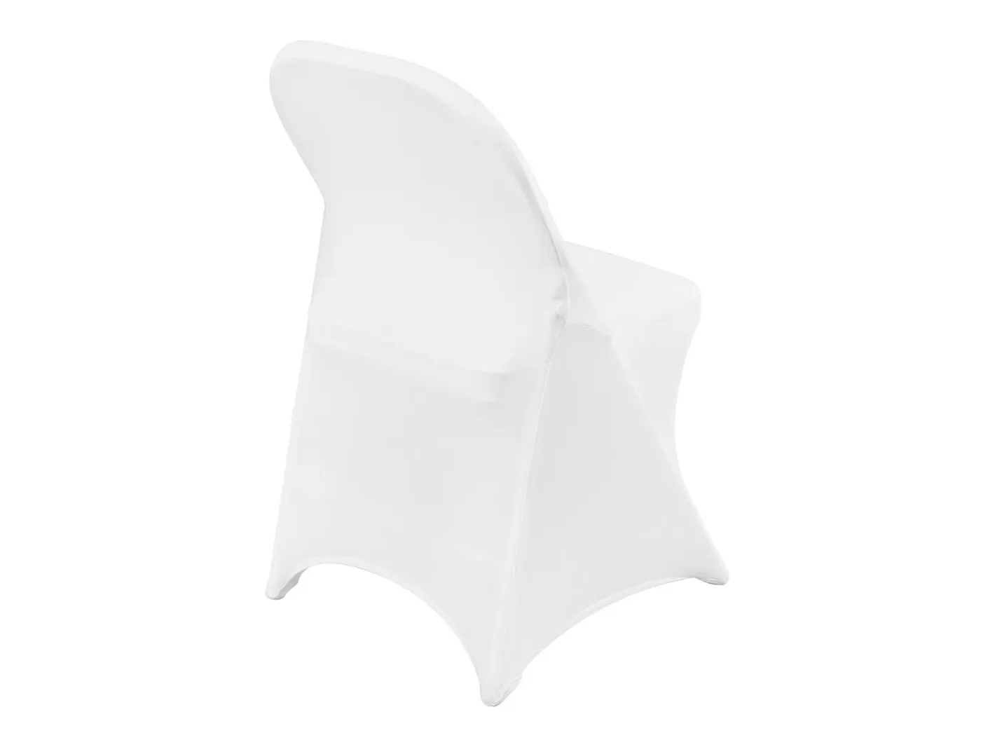 Ropa De Casa-Funda de Silla SucceBuy 50 Piezas, , de Sillas Plegables en Elastano Extensible para Matrimonio Blanco