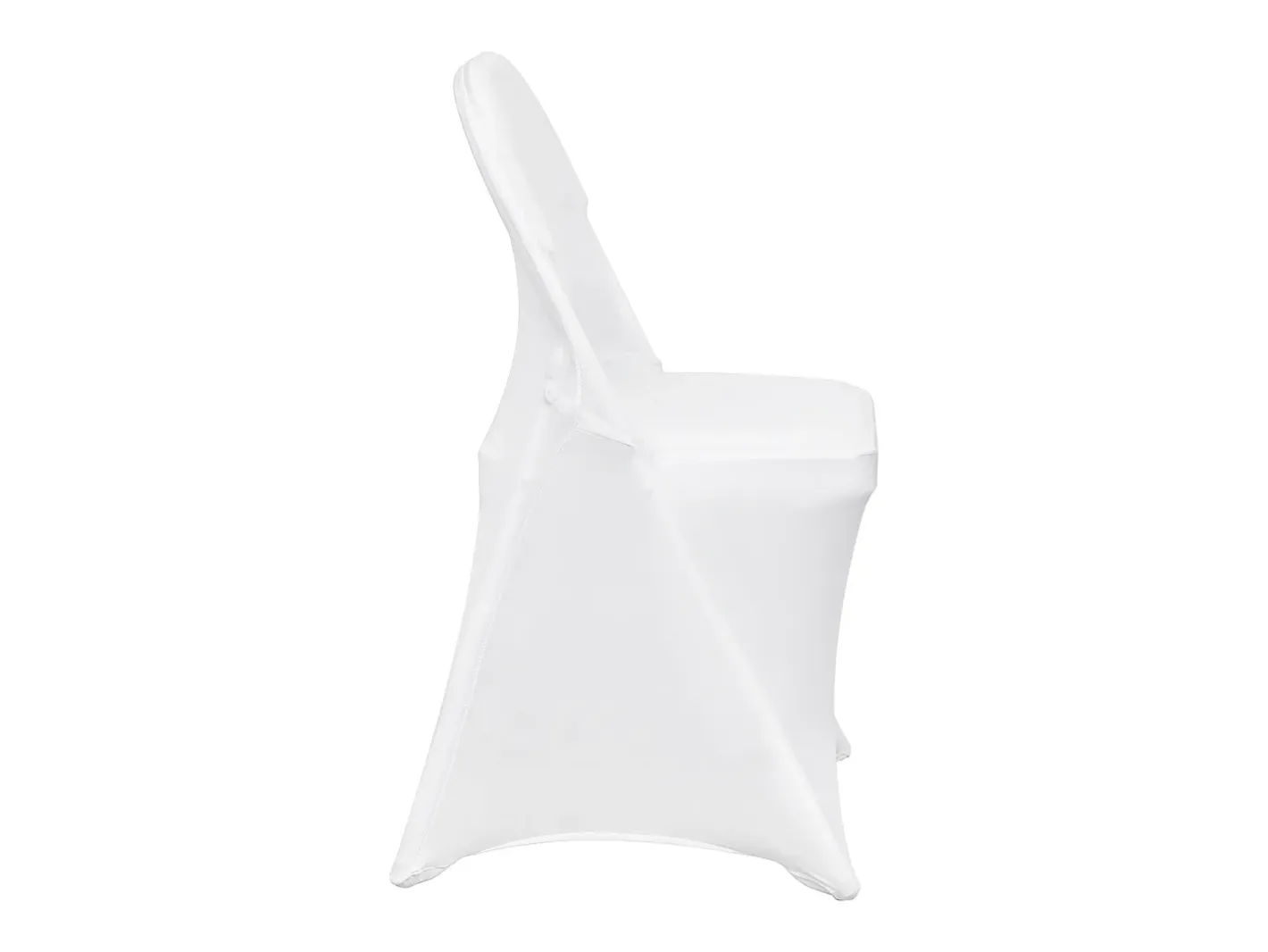 Ropa De Casa-Funda de Silla SucceBuy 50 Piezas, , de Sillas Plegables en Elastano Extensible para Matrimonio Blanco